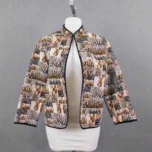 Alfred Dunner Women Blazer Brown 10P